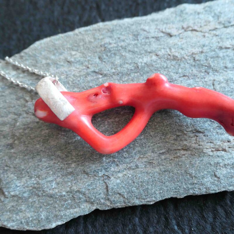 Photo of coral pendant