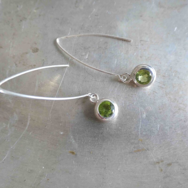 Photo of peridot earrings