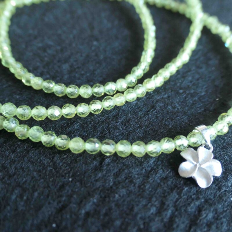 Photo of peridot necklaces